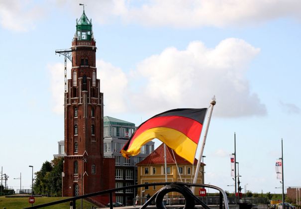 Bremerhaven - der Simon Loschen Turm, Höhe 39,9 Meter, erbaut 1853