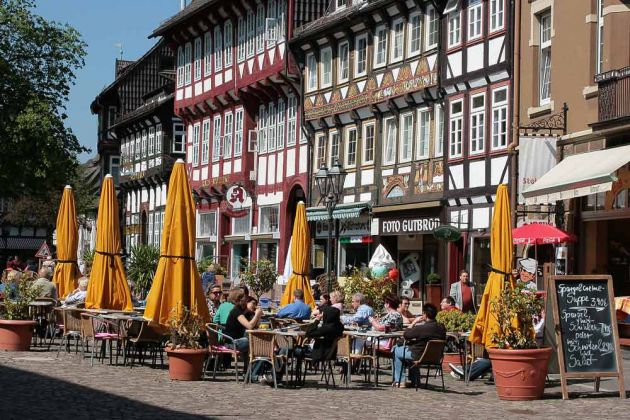 Bierstadt Einbeck - Fachwerkhäuser am Marktplatz