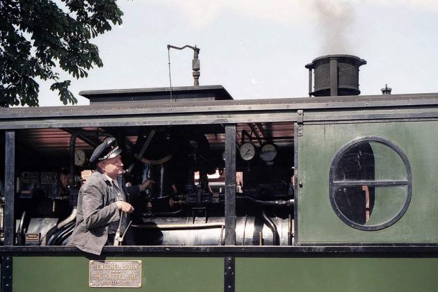 Der Lokführer auf der Kastenlok Plettenberg Der Lokführer auf der Kastenlok Plettenberg