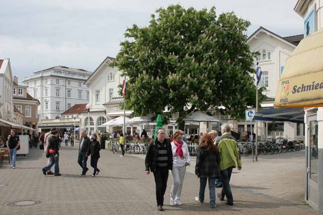 Norderney, die Fussgängerzone Bülowallee Norderney, die Fussgängerzone Bülowallee