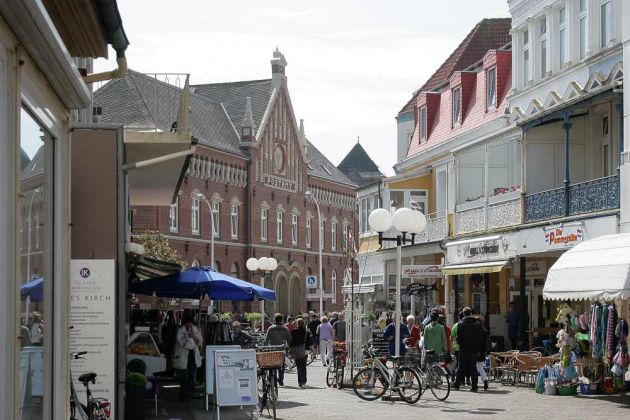 Norderney, das frühere Kaiserliche Postamt in der Poststrasse Norderney, das frühere Kaiserliche Postamt in der Poststrasse