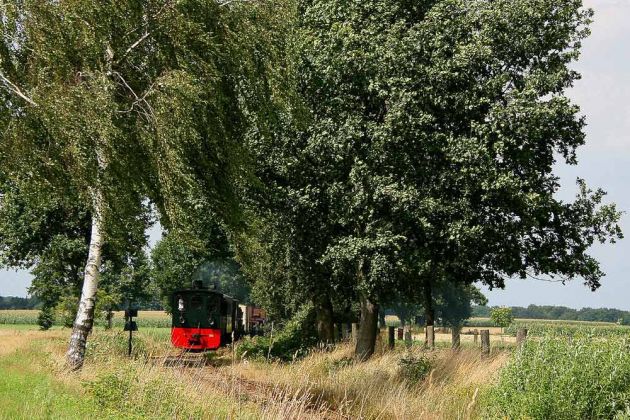 Der Museumszug mit der Kastenlok Plettenberg kurz vor dem Haltepunkt Heiligenberg Der Museumszug mit der Kastenlok Plettenberg kurz vor dem Haltepunkt Heiligenberg