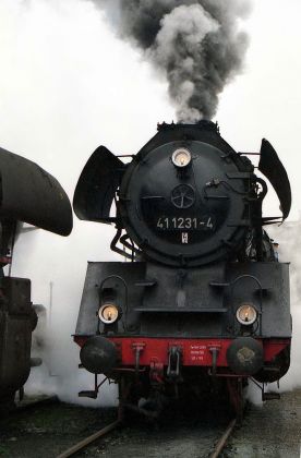 Traditionsbahnbetriebswerk Staßfurt - die Dampflokomotive 41 1231 Traditionsbahnbetriebswerk Staßfurt - die Dampflokomotive 41 1231