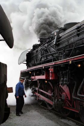 Traditionsbahnbetriebswerk Staßfurt - die Dampflokomotive 41 1231 Traditionsbahnbetriebswerk Staßfurt - die Dampflokomotive 41 1231