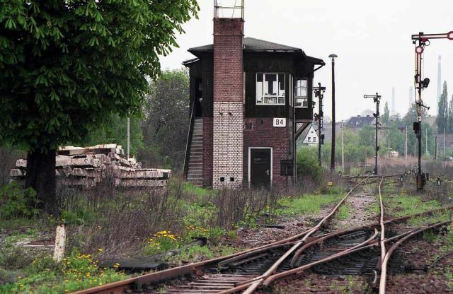 Traditionsbahnbetriebswerk Staßfurt - das historische Stellwerk Traditionsbahnbetriebswerk Staßfurt - das historische Stellwerk