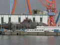 Die Werft ThyssenKrupp Marine Systems in Kiel baut U-Boote