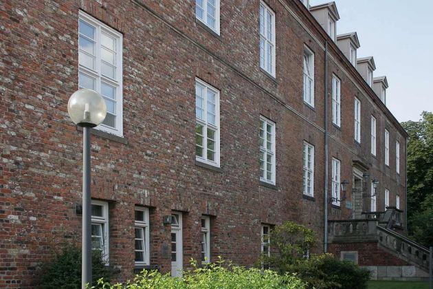 Der Rantzaubau, der Westflügel des neu erbauten Kieler Schlosses Der Rantzaubau, der Westflügel des neu erbauten Kieler Schlosses