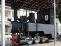 Die Dampflok 154 A, eine Illing-Dampflokomotive von Henschel vor dem Transnamib Museum, Windhoek