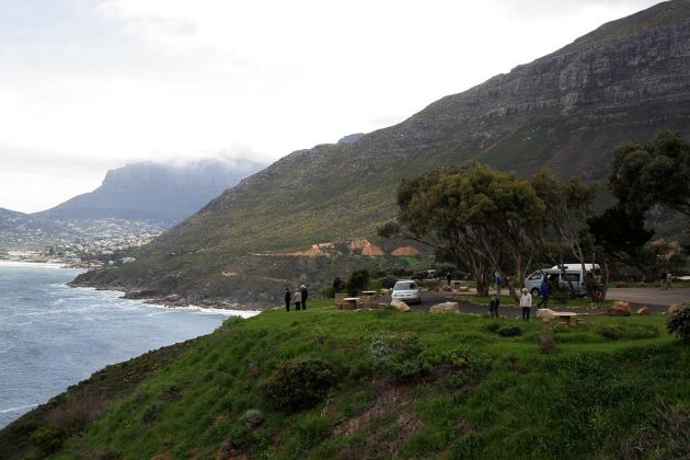 Rastplatz am Chapman’s Peak Drive zwischen Hout Bay nach Noordhoek auf der Kap-Halbinsel südlich von Kapstadt