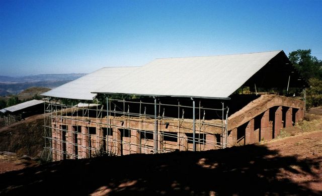 Beta Medhane Alem in Lalibela - Äthiopien Beta Medhane Alem in Lalibela - Äthiopien