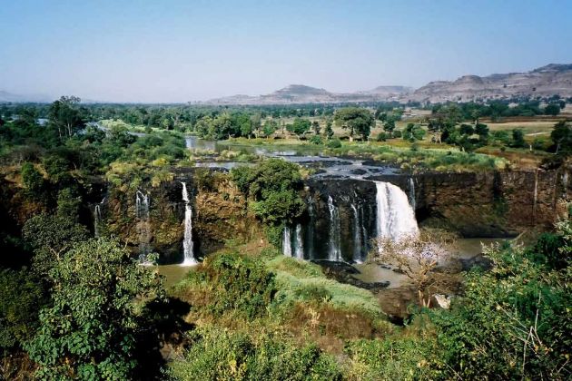 Tis Issat - Blue Nile Falls - die Wasserfälle des Blauen Nils Tis Issat - Blue Nile Falls - die Wasserfälle des Blauen Nils