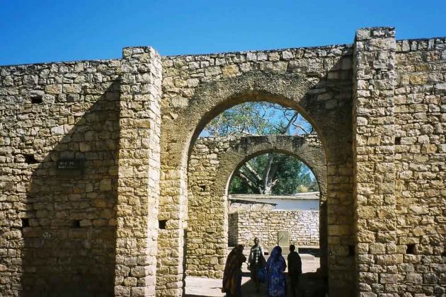 Buda Gate oder Hakim Gate - in Harar, Äthiopien Buda Gate oder Hakim Gate - in Harar, Äthiopien