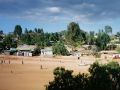 Blick auf Harar aus dem Tewodros Hotel - Äthiopien