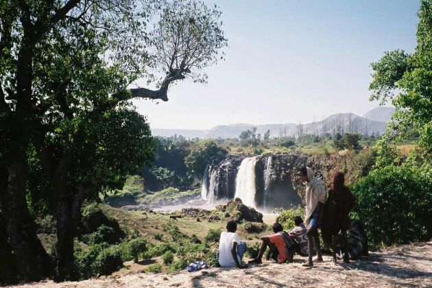 Blue Nile Falls, die Wasserfälle des Blauen Nil bei Bahir Dar in Äthiopien - Tis Issat Blue Nile Falls, die Wasserfälle des Blauen Nil bei Bahir Dar in Äthiopien - Tis Issat