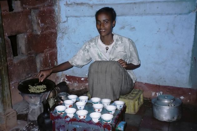 traditionelle Kaffee-Zeremonie - eine Rundreise durch Äthiopien traditionelle Kaffee-Zeremonie - eine Rundreise durch Äthiopien