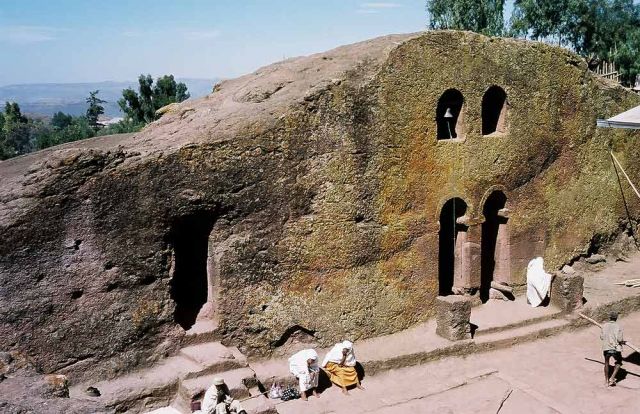 Bet Mariam - eine von zahlreichen Felsenkirchen von Lalibela