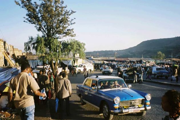 Markt nahe des Shoa Tors in Harar - Äthiopien