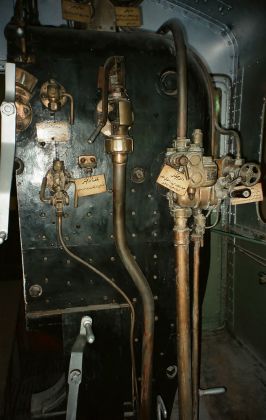 Eisenbahnmuseum Kairo - Führerstand der Dampflok No. 194  – North British Locomotive Company, 1905