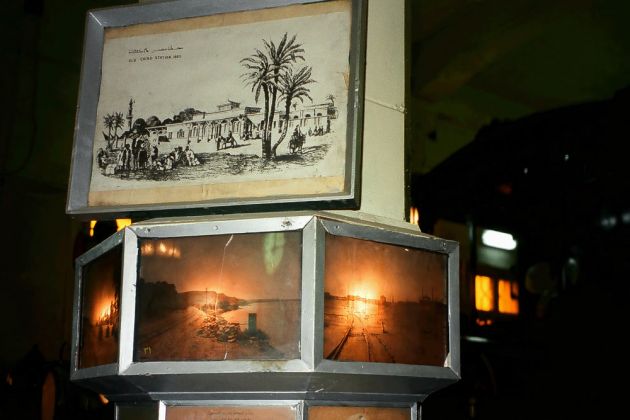 Eisenbahnmuseum Kairo - historische Eisenbahnfotos
