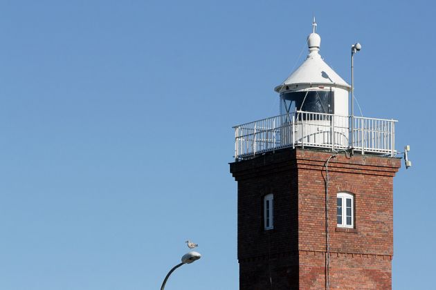 Leuchttürme an der Ostseeküste von Polen - Leuchtturm Darłówko, ehemals Rügenwaldermünde - Baujahr 1888, Höhe 22 m Leuchttürme an der Ostseeküste von Polen - Leuchtturm Darłówko, ehemals Rügenwaldermünde - Baujahr 1888, Höhe 22 m