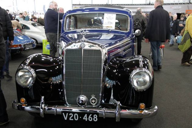 Mercedes Benz 220, Bauzeit 1951 bis 1955 - Sechszylinder-Reihenmotor mit obenliegender Nockenwelle, 2.195 ccm, 80 PS Mercedes Benz 220, Bauzeit 1951 bis 1955 - Sechszylinder-Reihenmotor mit obenliegender Nockenwelle, 2.195 ccm, 80 PS