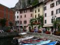 Gardasee-Rundfahrt - Limone sul Garda, Altstadt mit Hafen