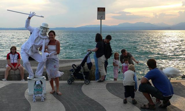 Lazise am Gardasee - Uferpromenade Lungolago Marconi Lazise am Gardasee - Uferpromenade Lungolago Marconi
