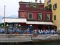 Malcesine am Gardasee - alter Hafen mit Piazza Guglielmo Marconi