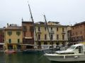 Malcesine am Gardasee - alter Hafen mit Piazza Guglielmo Marconi