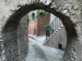 Malcesine, die Burg der Scaliger, Gasse zur Stadt - Gardasee