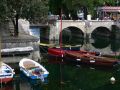 Riva del Garda - Brücke zur Stadtfestung Rocca am Hafen - Gardasee