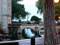 Riva del Garda - Brücke zur Stadtfestung Rocca am Hafen - Gardasee