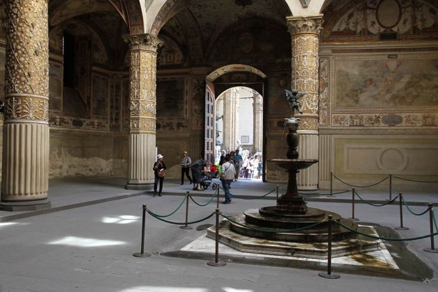 Palazzo Vecchio, Innenansicht des Rathauses von Florenz