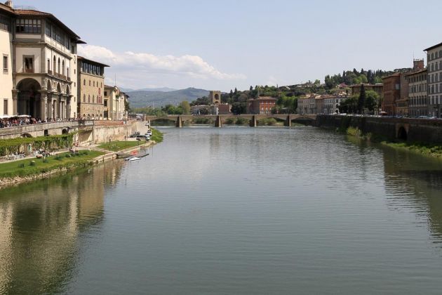 Florenz - das Arno-Ufer der Altstadt
