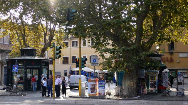 Rom-Trastevere - Piazza Sidney Sonnino Rom-Trastevere - Piazza Sidney Sonnino