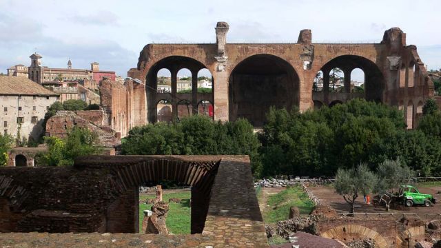 StForum Romanum, Rom - die Basilika Maxentius