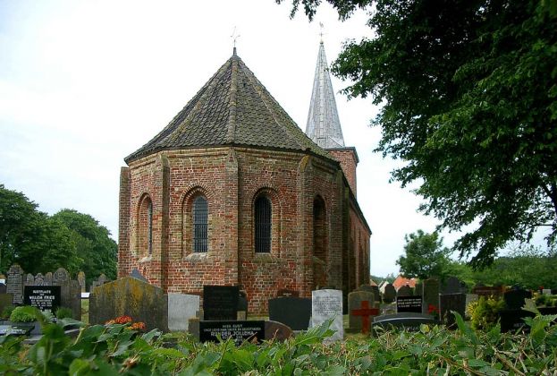Sint Janskerk, die St.-Johannes-Kirche, in Hoorn auf Terschelling Sint Janskerk, die St.-Johannes-Kirche, in Hoorn auf Terschelling