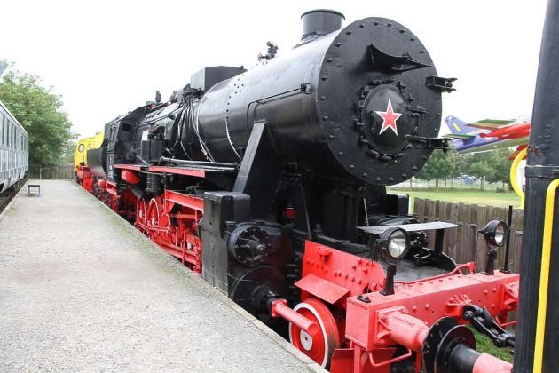 Eine sowjetische Beutelok der deutschen Baureihe 52 - Technikmuseum Speyer, Aussengelände Eine sowjetische Beutelok der deutschen Baureihe 52 - Technikmuseum Speyer, Aussengelände