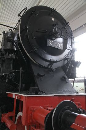 95 007, Güterzugtenderlokomotive, Baujahr 1922 - Lokomotivfabrik August Borsig - Liller Halle, Technikmuseum Speyer 95 007, Güterzugtenderlokomotive, Baujahr 1922 - Lokomotivfabrik August Borsig - Liller Halle, Technikmuseum Speyer
