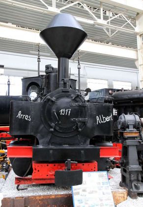 Eine Borsig-Brigadelok der Feldeisenbahnen im ersten Weltkrieg - Liller Halle, Technikmuseum Speyer Eine Borsig-Brigadelok der Feldeisenbahnen im ersten Weltkrieg - Liller Halle, Technikmuseum Speyer