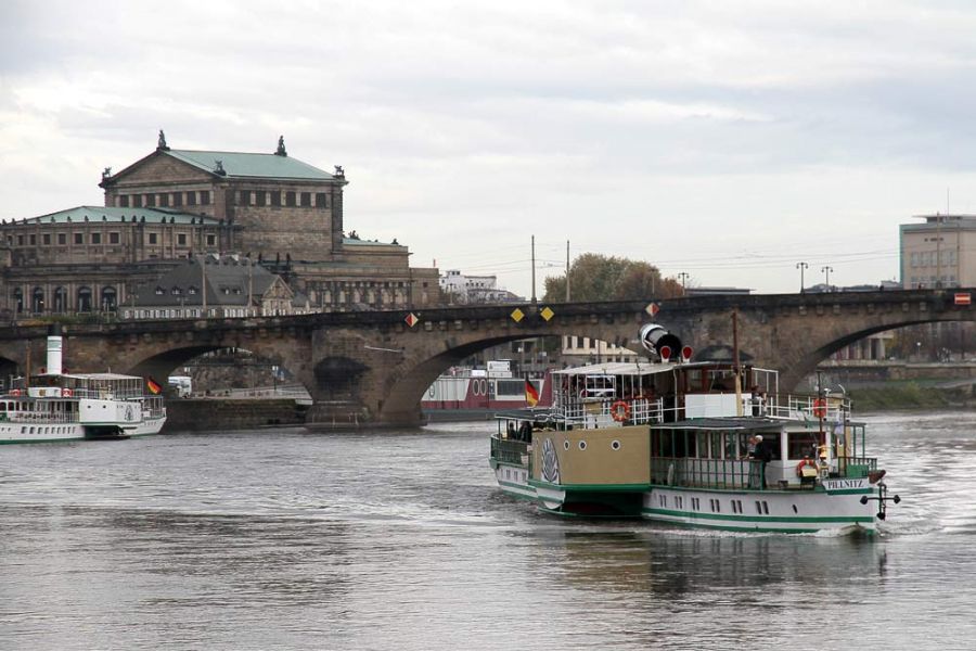 Weiße Flotte Dresden schickt Dampfer in die Werft