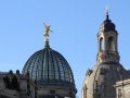 Städtereise Dresden, Sachsen - Zitronenquetsche und Kuppel der Frauenkirche
