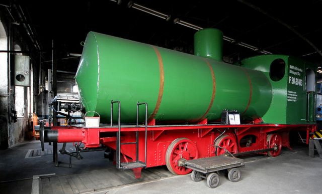 Dampfspeicherlok C-FL der Hohenzollern AG Nr. 2702 - Baujahr 1911 - Eisenbahnmuseum Chemnitz-Hilbersdorf