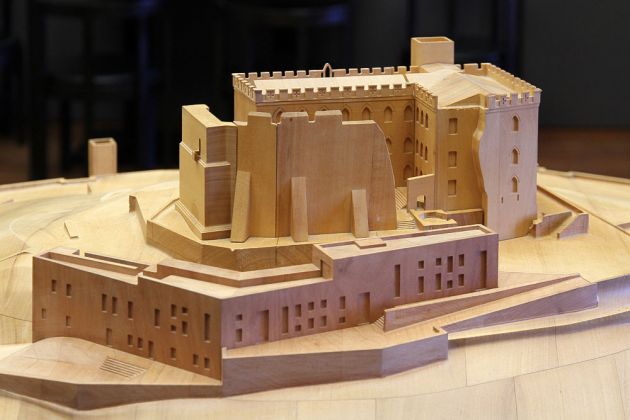 Ein Modell des Hambacher Schlosses im sehenswerten Schlossmuseum - Neustadt an der Weinstrasse Ein Modell des Hambacher Schlosses im sehenswerten Schlossmuseum - Neustadt an der Weinstrasse