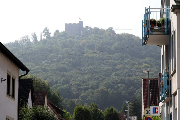 Das Hambacher Schloss in der Pfalz oberhalb von Hambach, einem Ortsteil von Neustadt an der Weinstrasse Das Hambacher Schloss in der Pfalz oberhalb von Hambach, einem Ortsteil von Neustadt an der Weinstrasse