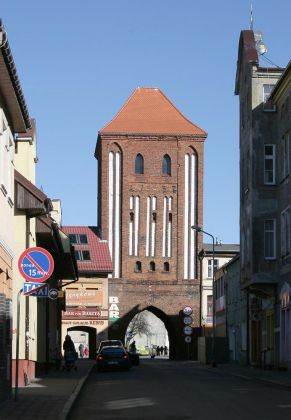 Darłowo, Rügenwalde - das historische Steintor