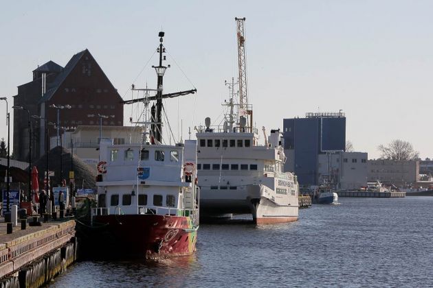 Kołobrzeg-Kolberg - der Hafen an der Persante Kołobrzeg-Kolberg - der Hafen an der Persante