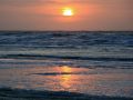 Urlaub Insel Terschelling Niederlande - Sonnenuntergang am Strand von Oosterend