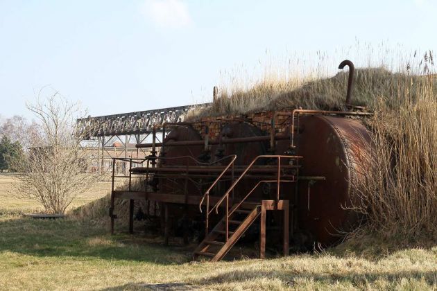 Historisch-Technisches Museum Peenemünde - Treibstofftanks im Aussengelände Historisch-Technisches Museum Peenemünde - Treibstofftanks im Aussengelände