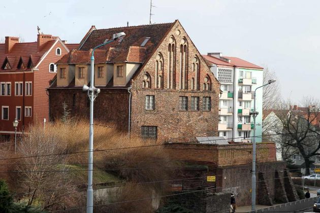Gebäude an der Kathedrale des hl. Jakob - Szczecin, Stettin Gebäude an der Kathedrale des hl. Jakob - Szczecin, Stettin
